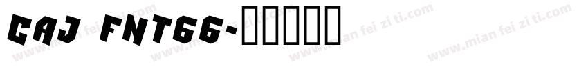 CAJ FNT66字体转换